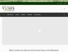 Tablet Screenshot of goura.com.br